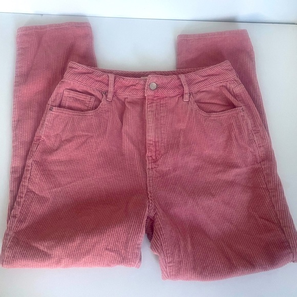 PAC sun corduroy, pink pants women’s size 28 Mom jeans - Picture 1 of 13